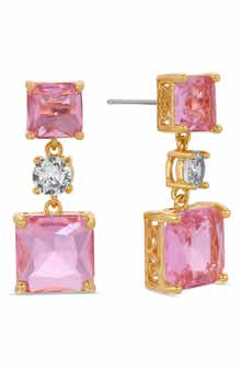 EYE CANDY LOS ANGELES Ariana Cubic Zirconia Drop Earrings
