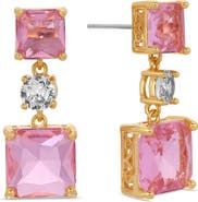 EYE CANDY LOS ANGELES Ariana Cubic Zirconia Drop Earrings