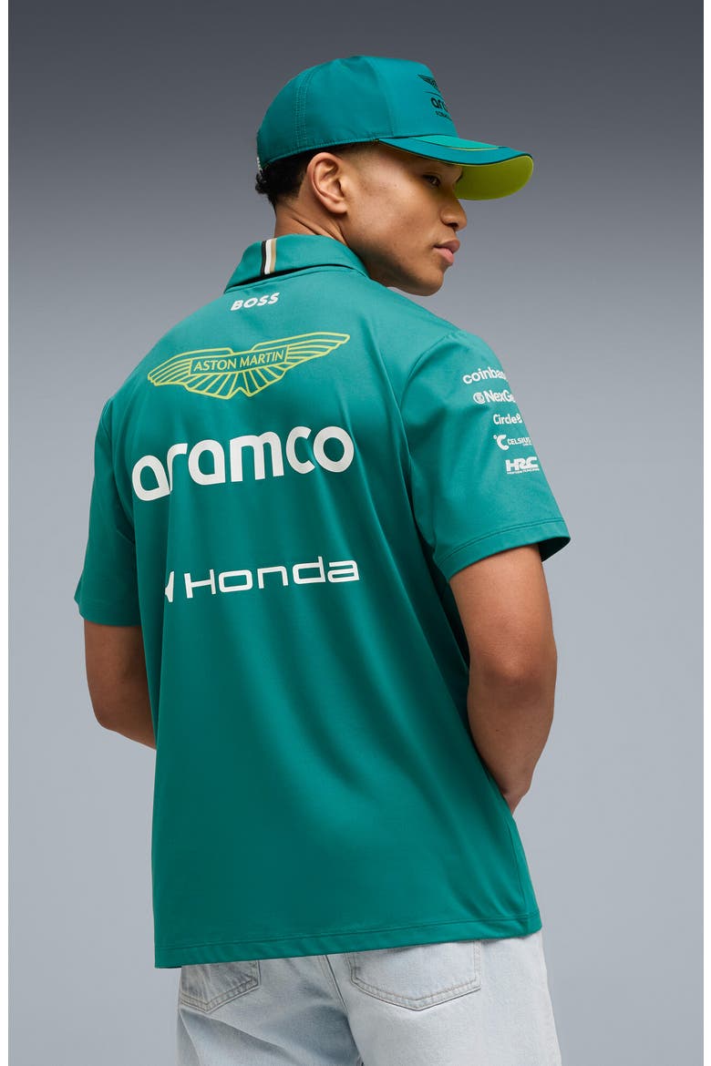 Aston Martin Formula 1 Polo, Alternate, color, GREEN LUX