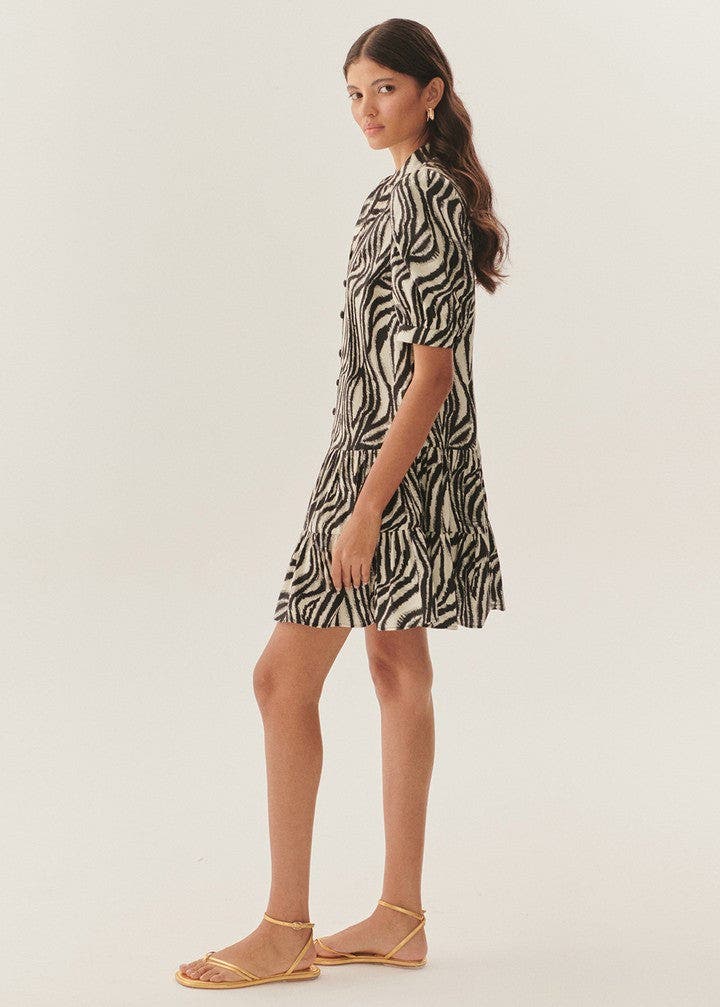 Exquise Vanessa Pleated Cotton Mini Dress (Women) | Nordstrom
