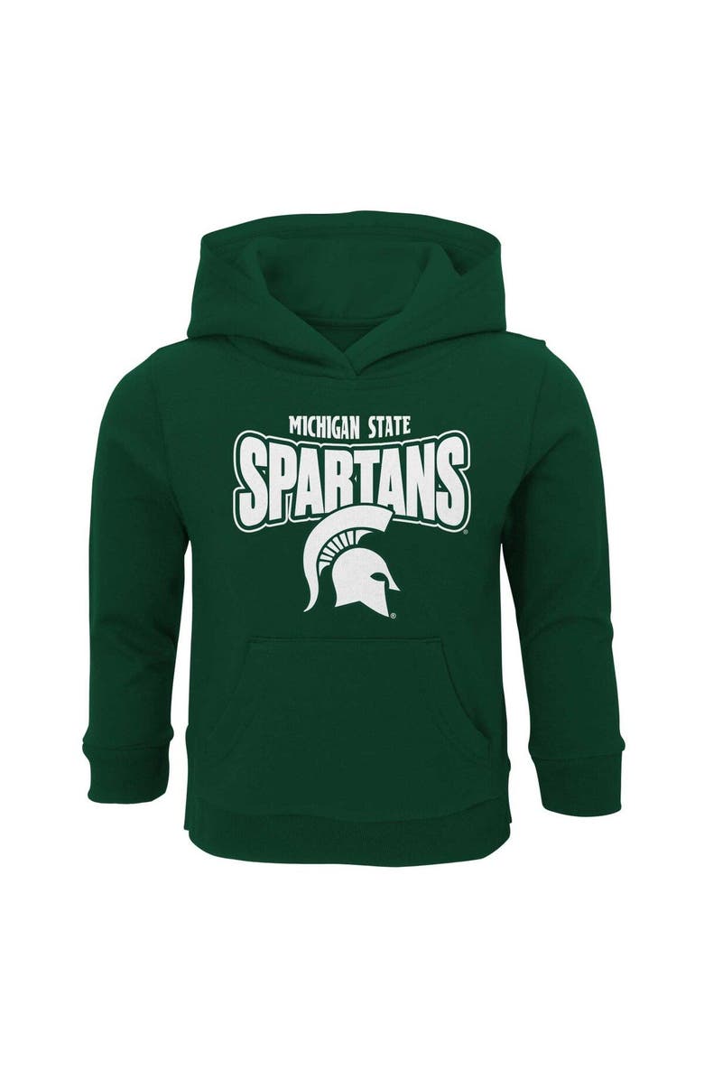 Outerstuff Toddler Green Michigan State Spartans Draft Pick Pullover Hoodie, Main, color,