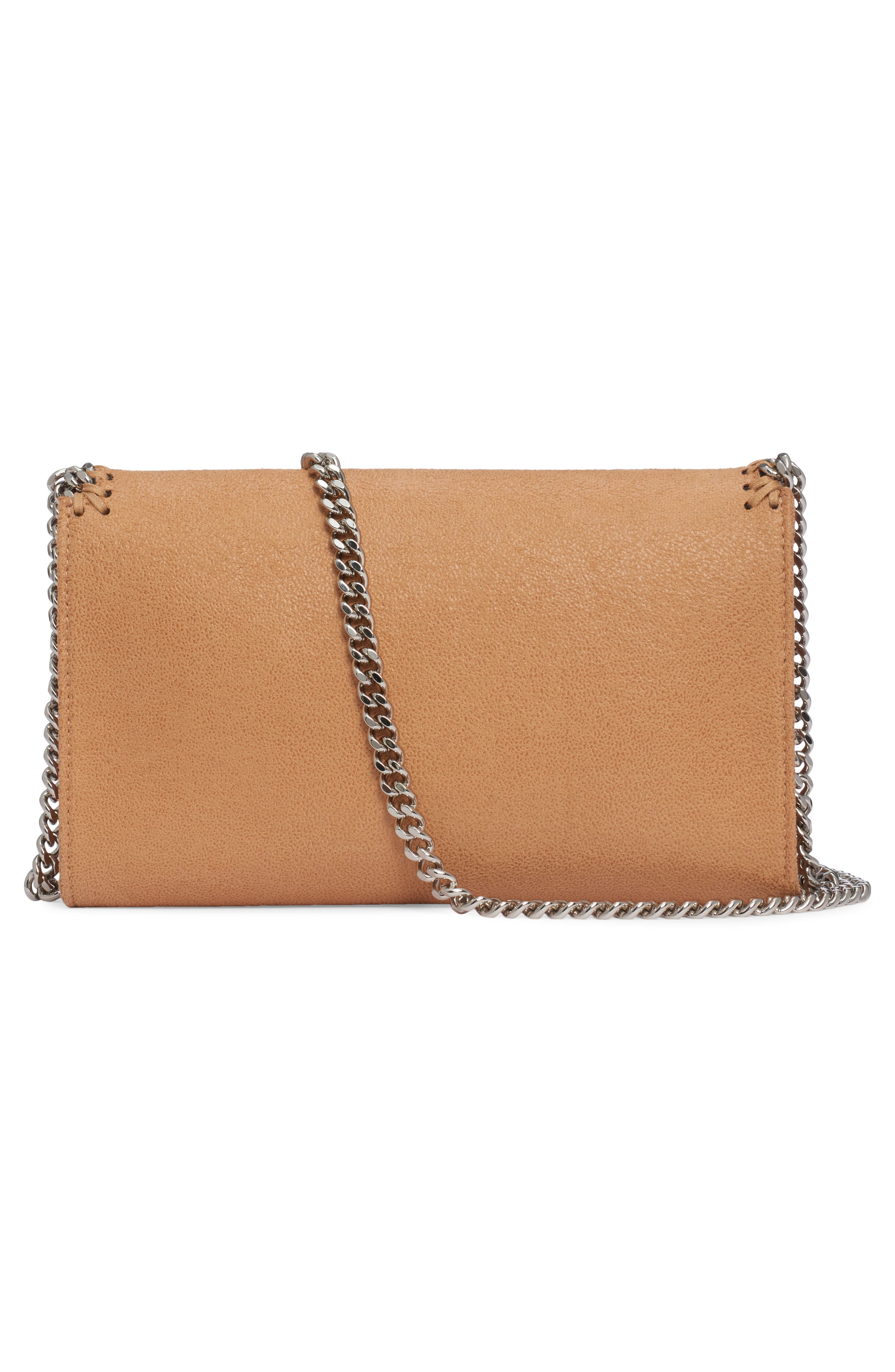 Stella McCartney Mini Falabella Faux Leather Crossbody Bag, Alternate, color, 