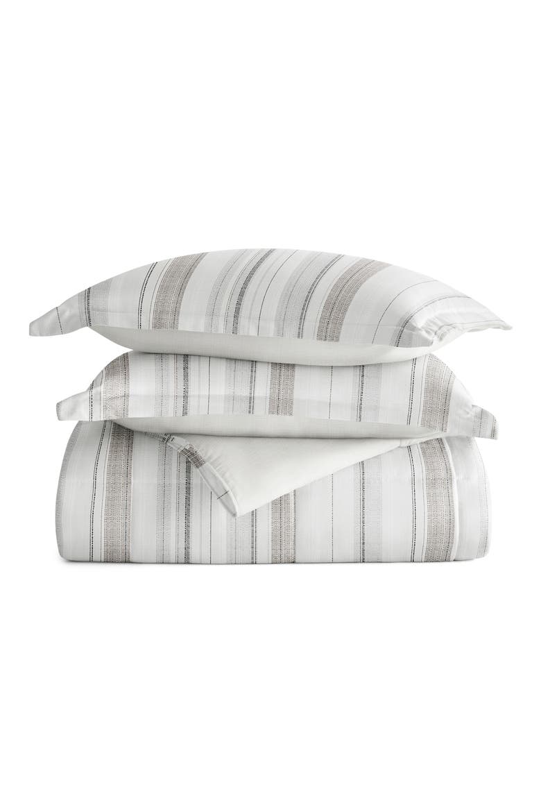 Vintage Stripe Reversible 3-Piece Comforter Set, Main, color, DUNE