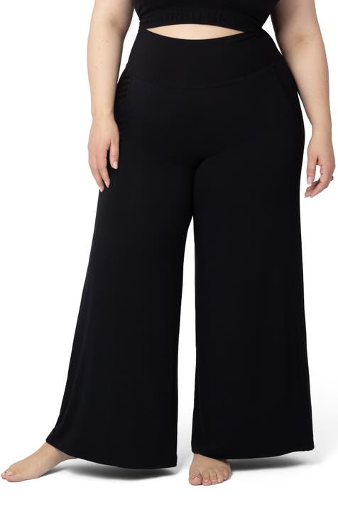 High waisted wide leg maternity pants hotsell