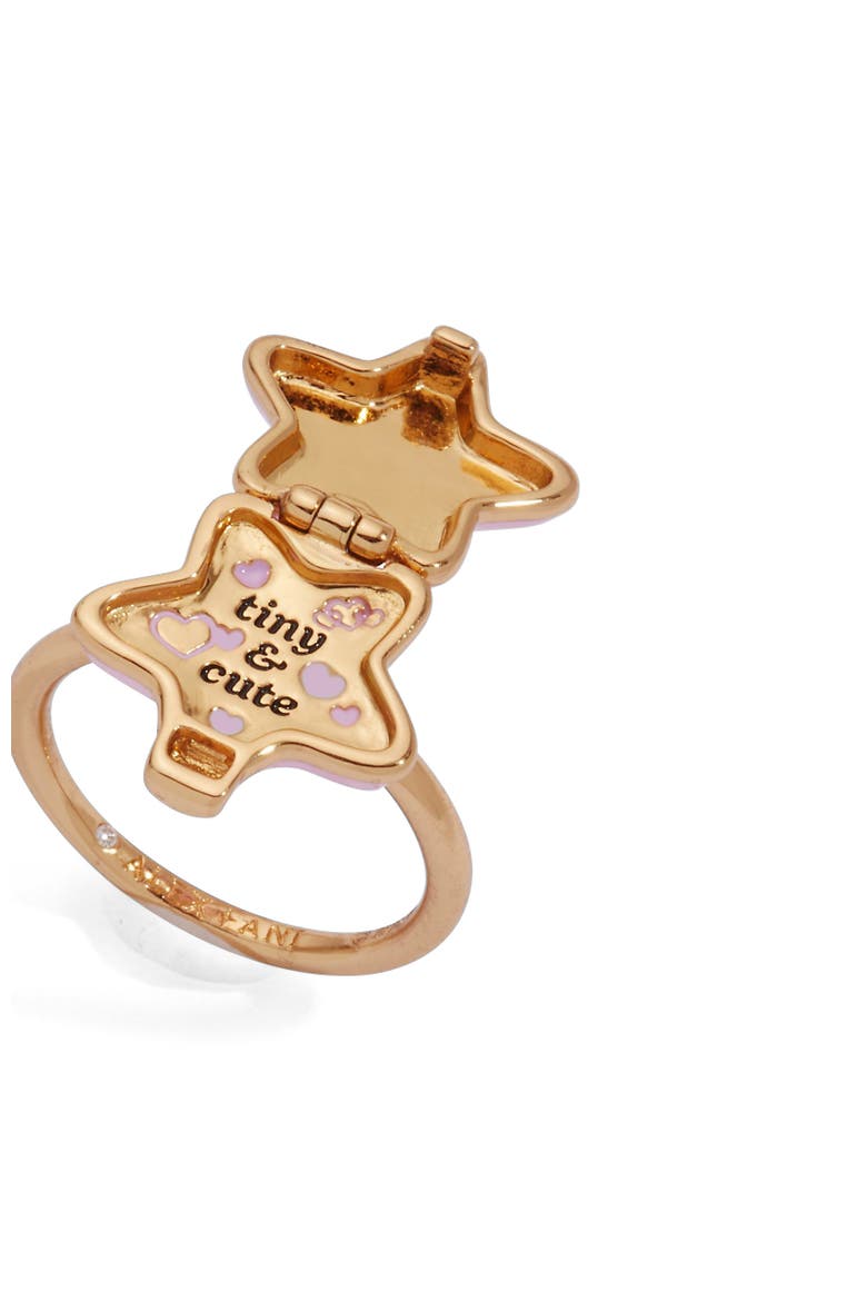 Polly Pocket Locket Ring, Alternate, color, Gold
