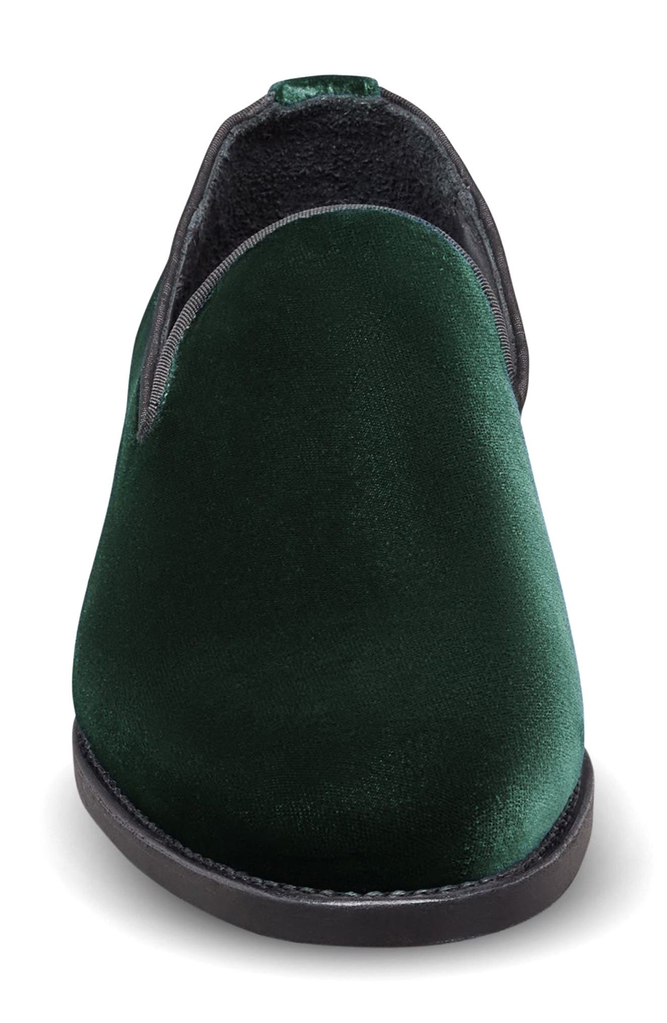 Allen Edmonds Robinson Smoking Slipper, Alternate, color, Green Velvet