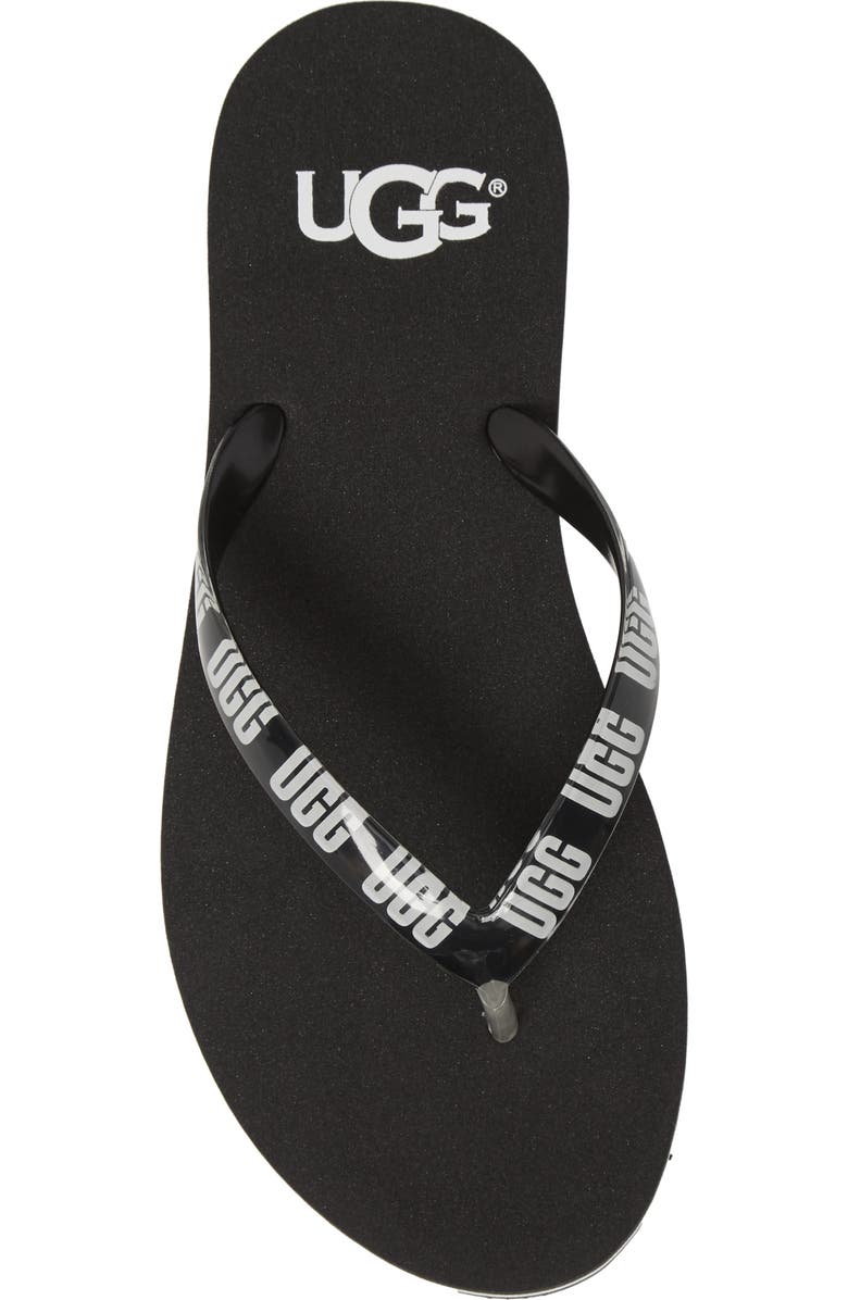 UGG<sup>®</sup> Simi Logo Flip Flop, Alternate, color,