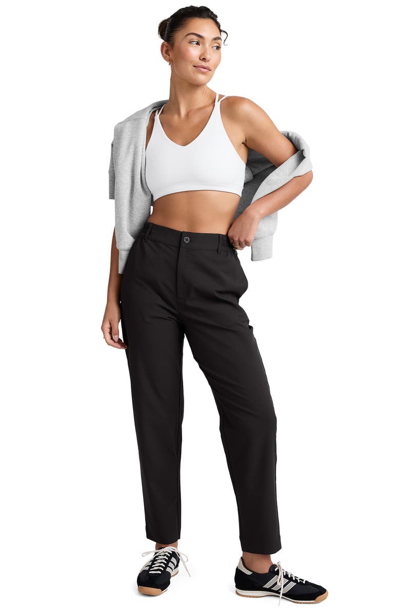 Beyond Yoga Status Tapered Pants, Alternate, color, Black