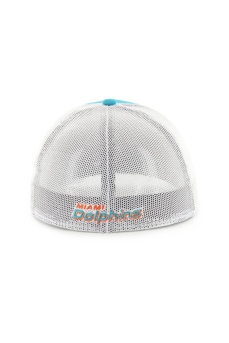 Men's '47 Aqua/White Miami Dolphins Thrash Trophy Flex Hat, Alternate, color, Aqua