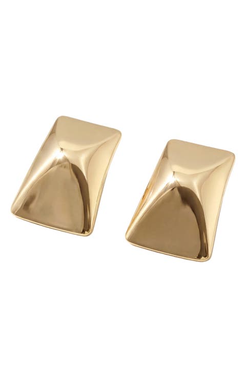 The Bia Curved Post Earrings