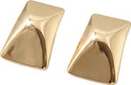 The M Jewelers The Bia Curved Post Earrings