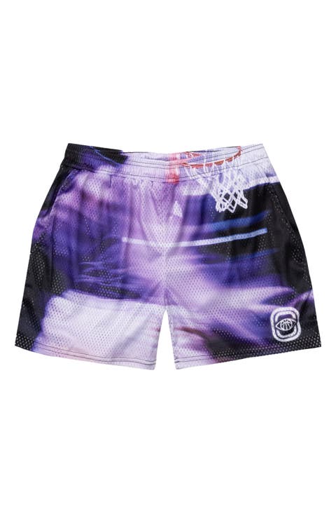 Motion Blur Mesh Shorts