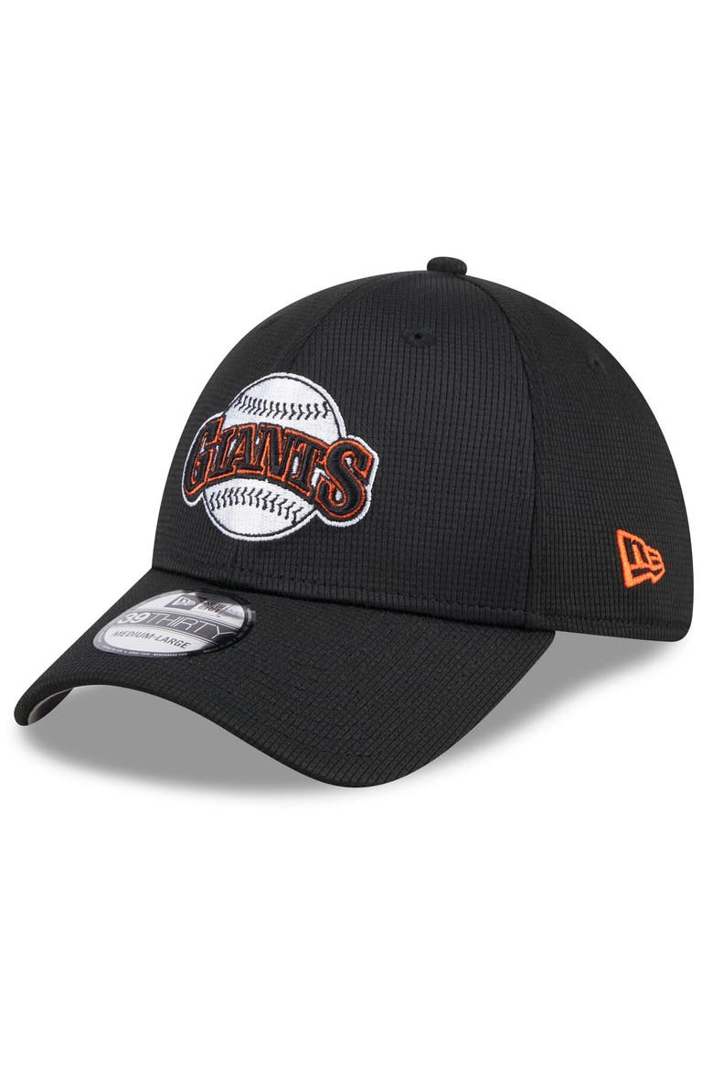 Men's New Era  Black San Francisco Giants 2024 Batting Practice 39THIRTY Flex Hat, Alternate, color, Black