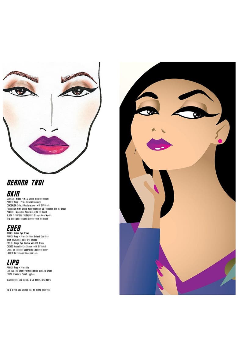 MAC Star Trek Trip the Light Fantastic Powder, Alternate, color, LUNA LUSTER