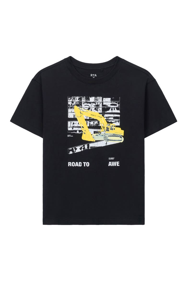 Kids' Lawson Cotton Graphic T-Shirt, Main, color, BLACK DIGGERS