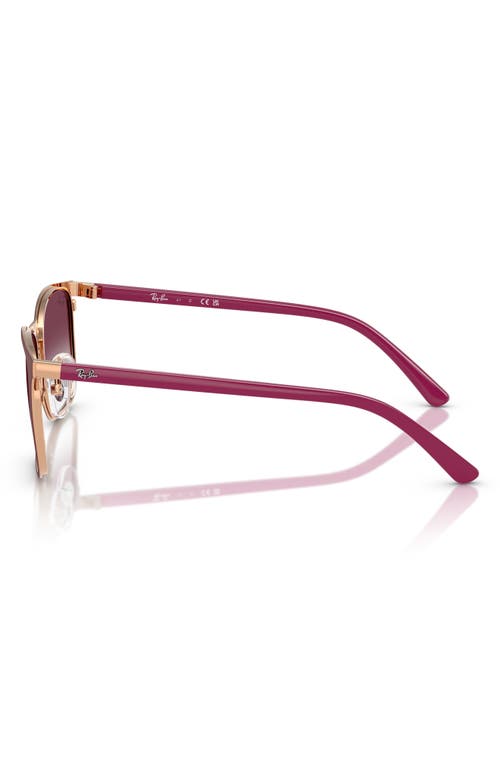 RAY BAN RAY-BAN 48MM GRADIENT SQUARE SUNGLASSES 
