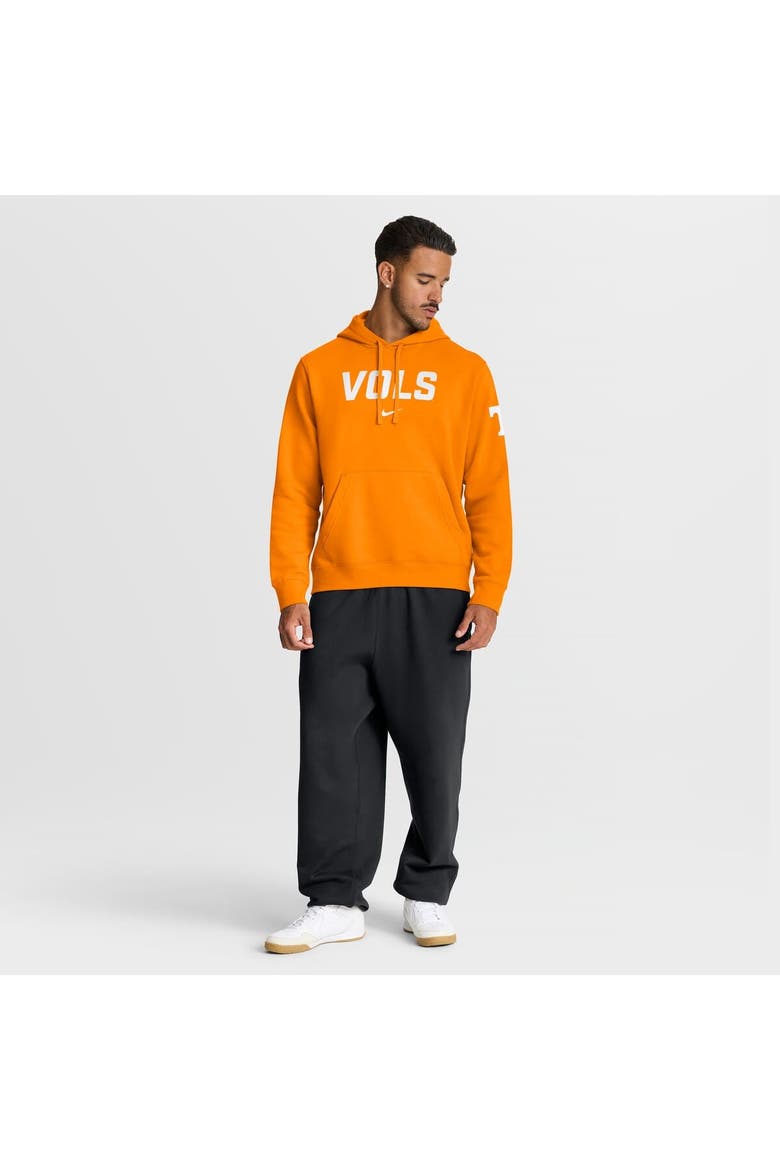 Men's Nike Tennessee Orange Tennessee Volunteers Nickname Club Fleece Pullover Hoodie, Alternate, color, Tennessee Orange
