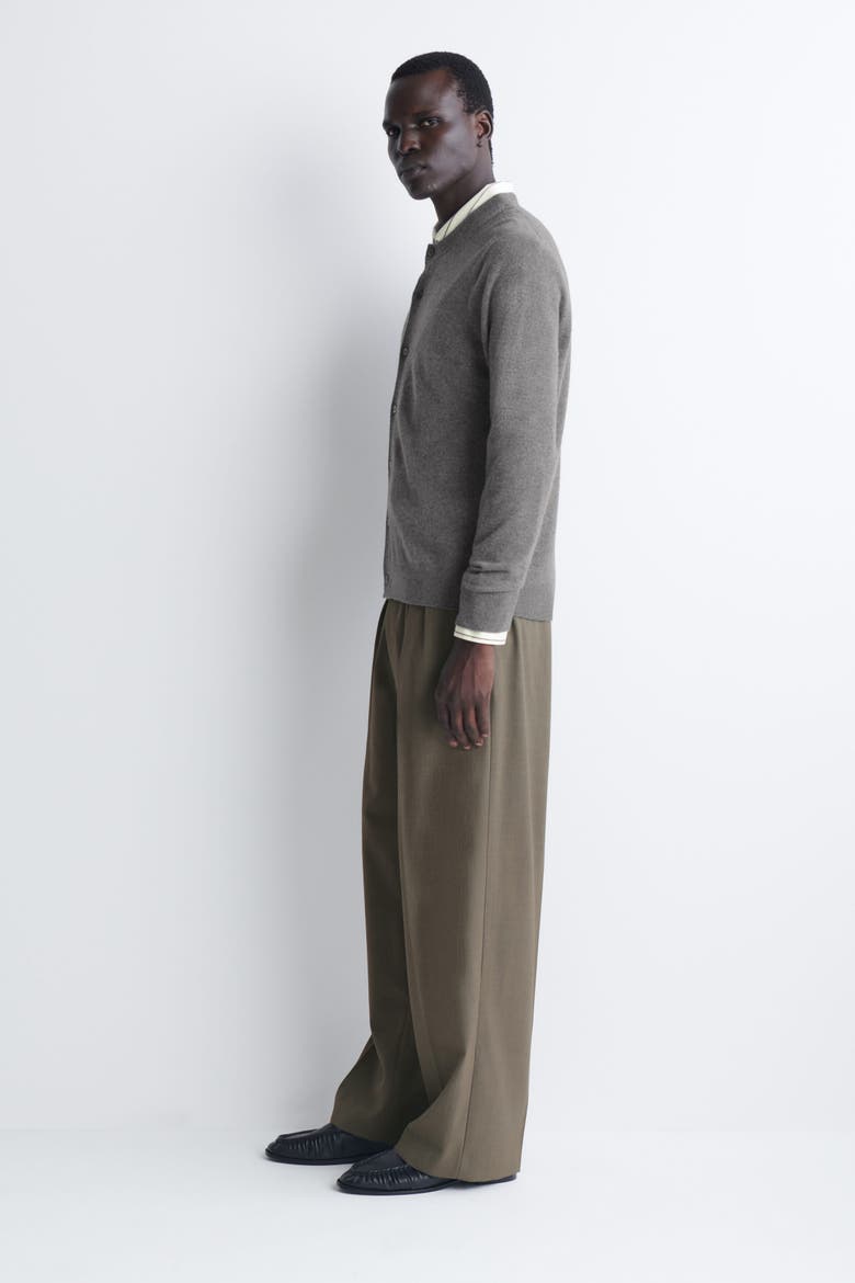 Cashmere Cardigan, Alternate, color, GRAY MÉLANGE