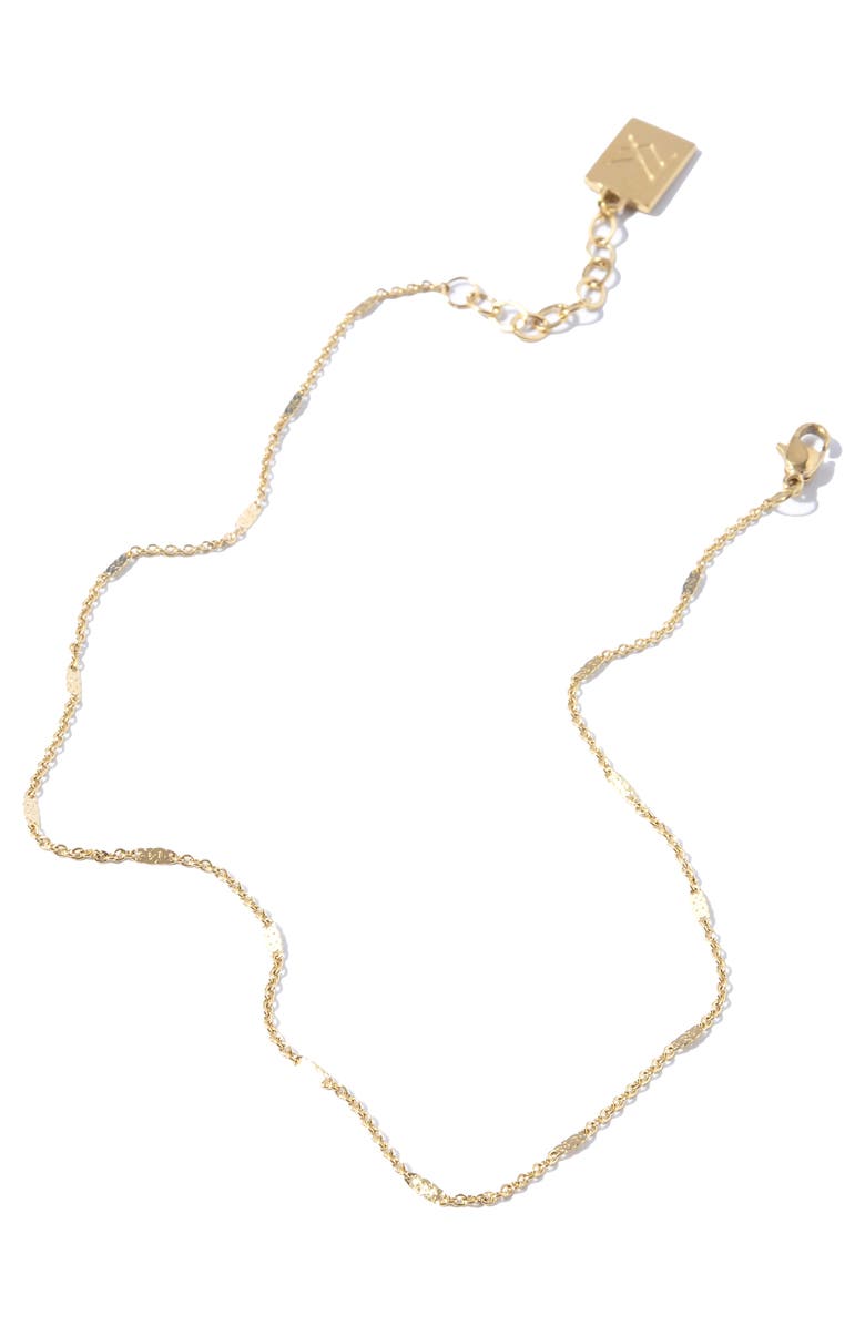 MIRANDA FRYE Windsor Chain Anklet, Alternate, color, Gold