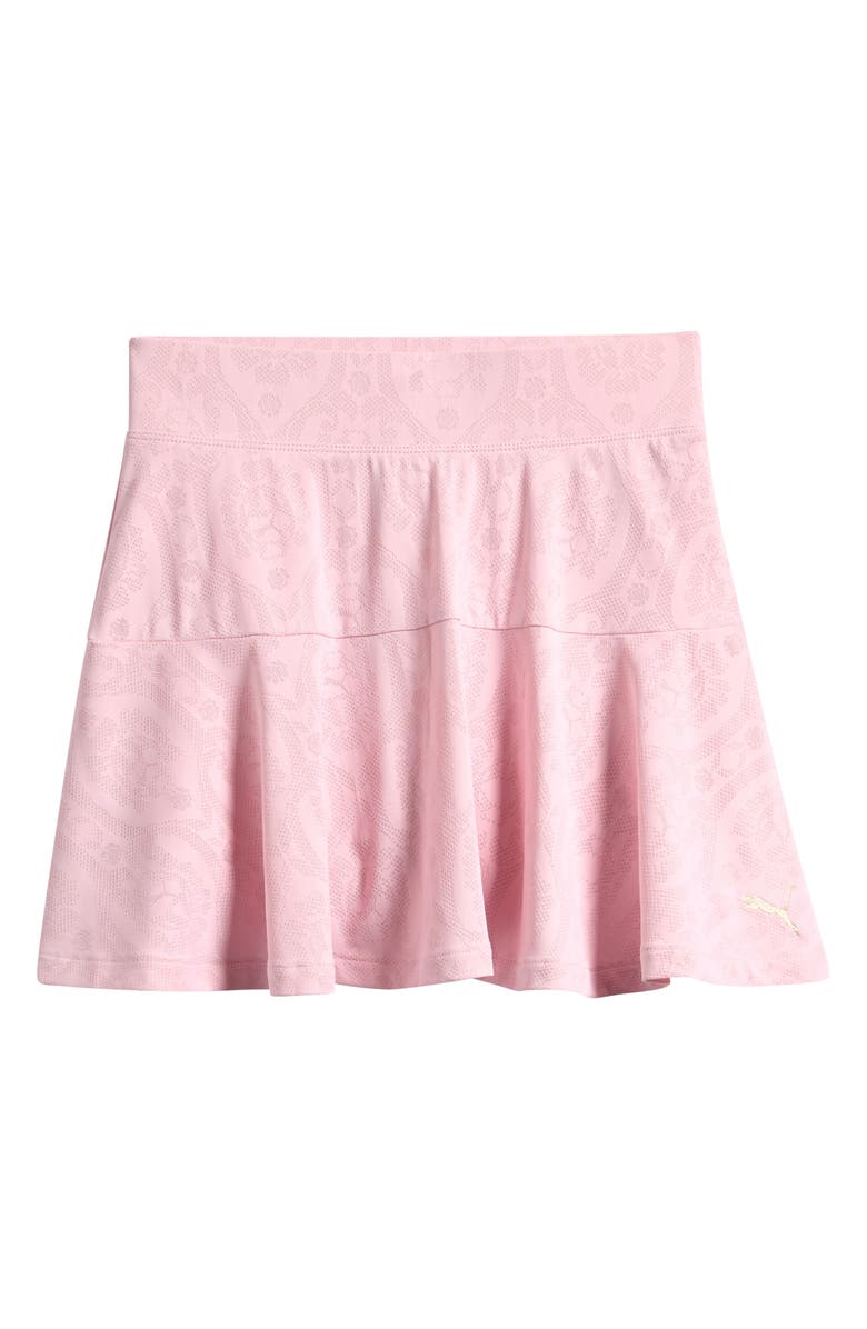 PUMA Kids' Lace Pack Mesh Skort, Main, color, Light Pink / White