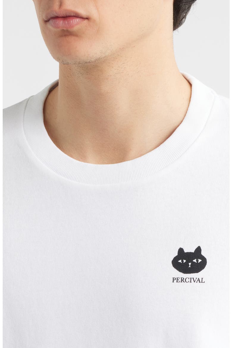 Perci Loaf Oversize Graphic T-Shirt, Alternate, color, WHITE