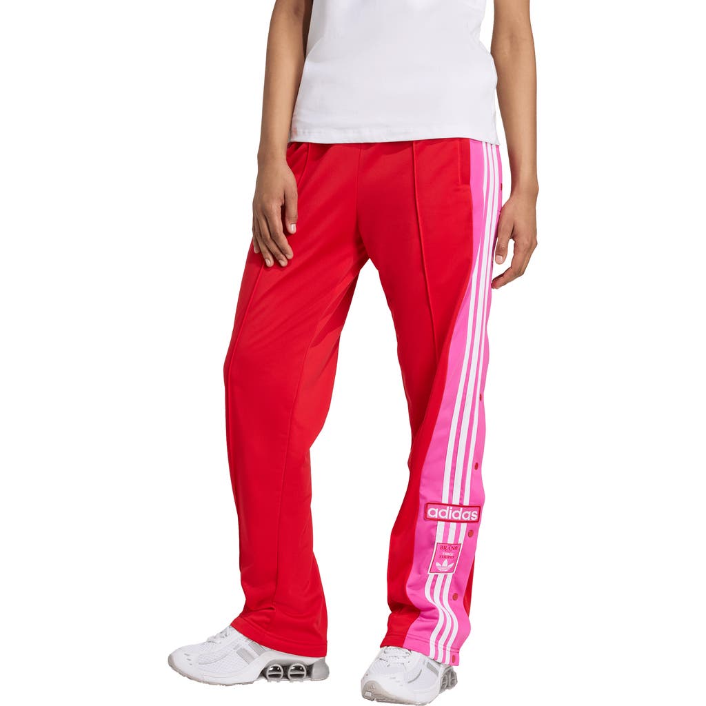 adidas Adibreak Recycled Polyester Track Pants in Scarlet/Semi Lucid Fuchsia  product