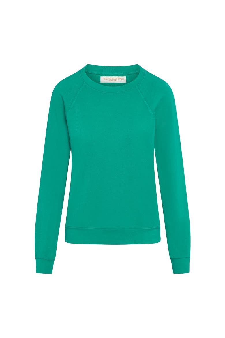 The Raglan Sweatshirt, Alternate, color, Peacock
