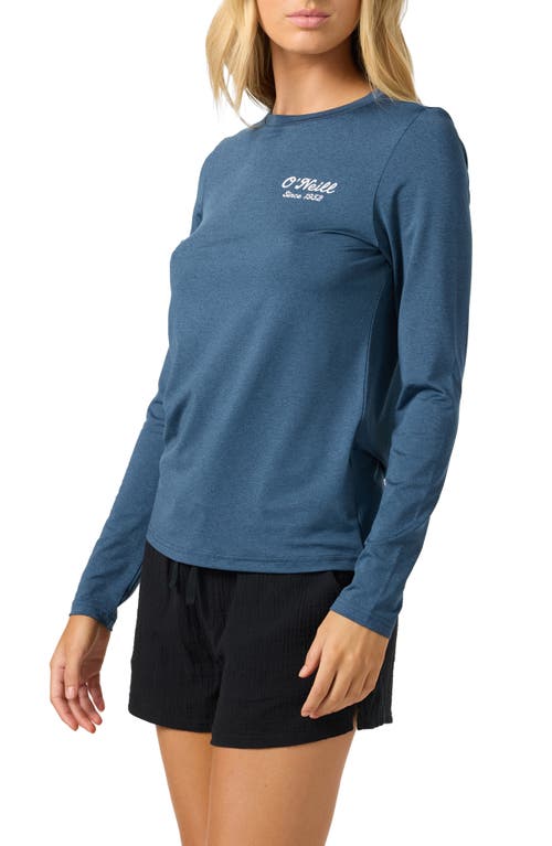 O'neill Breezy Long Sleeve Rashguard In Navy Heather