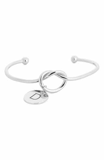 MESHMERISE Love Knot Initial Bracelet