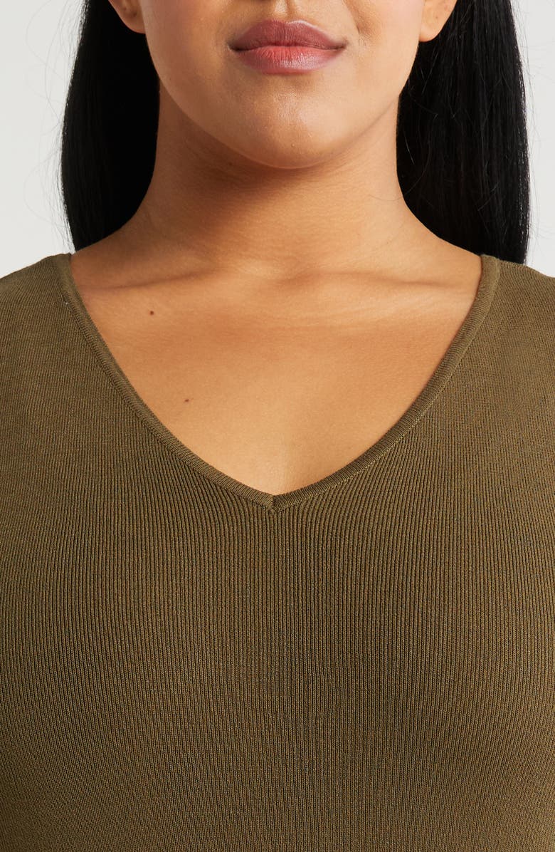 Tahari ASL V-Neck Knit Tank, Alternate, color,