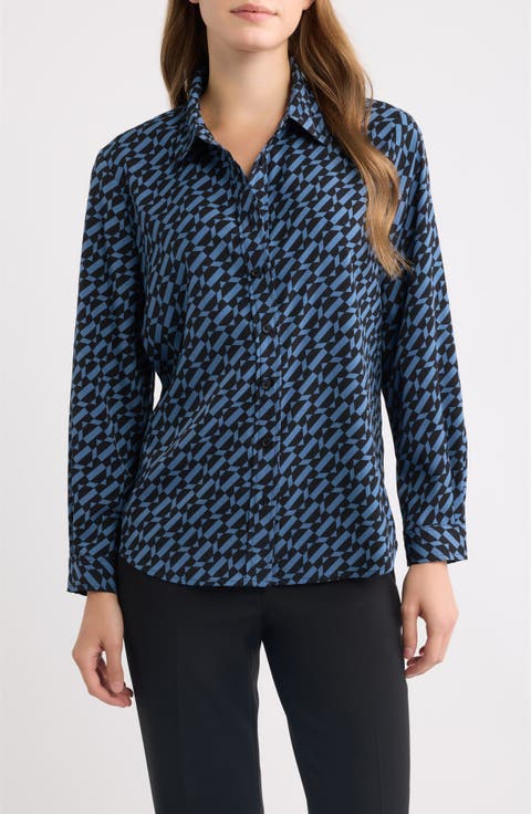 Printed Clean Front Shirt