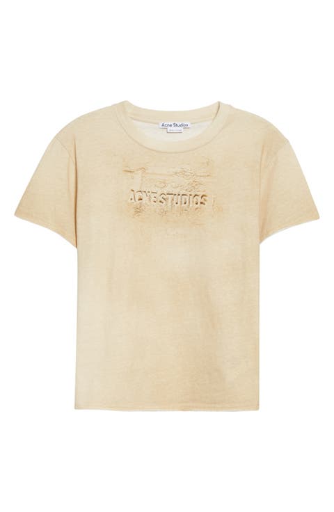【可愛いが大きい♪】Acne Studios リボン付き ノースリーブ Acne Studios アクネストゥディオズ CAP T-SHIRT ノースリーブT