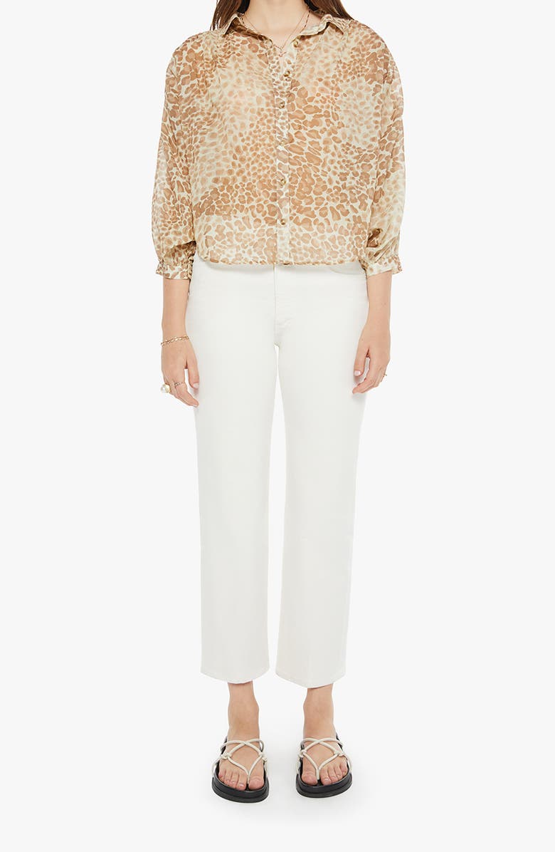 MOTHER The Breeze Print Shirt, Alternate, color, Spot On