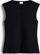 H&M Boat-neck Rib-knit Vest
