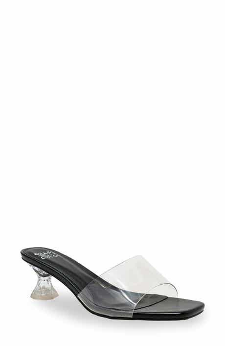 CHASE AND CHLOE Oriana Clear Sandal