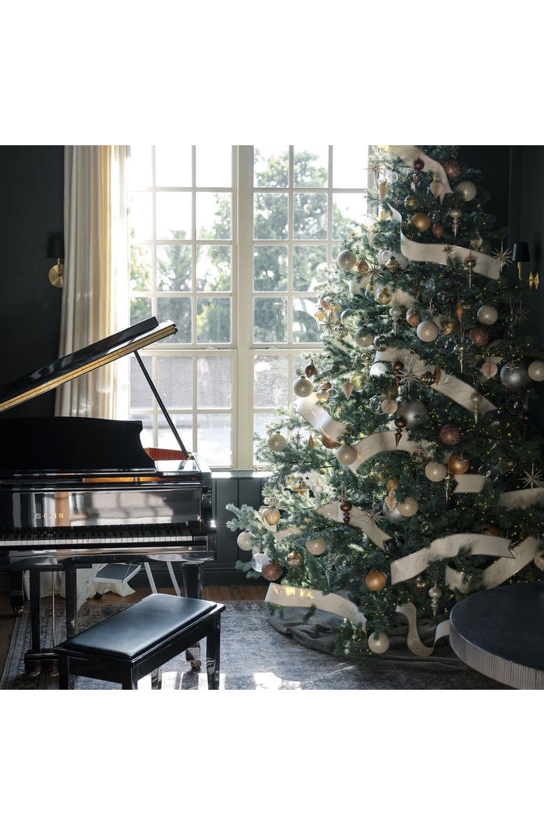 CG Hunter Assorted Neutral Palette Glass Finial Ornament, Alternate, color, Crème