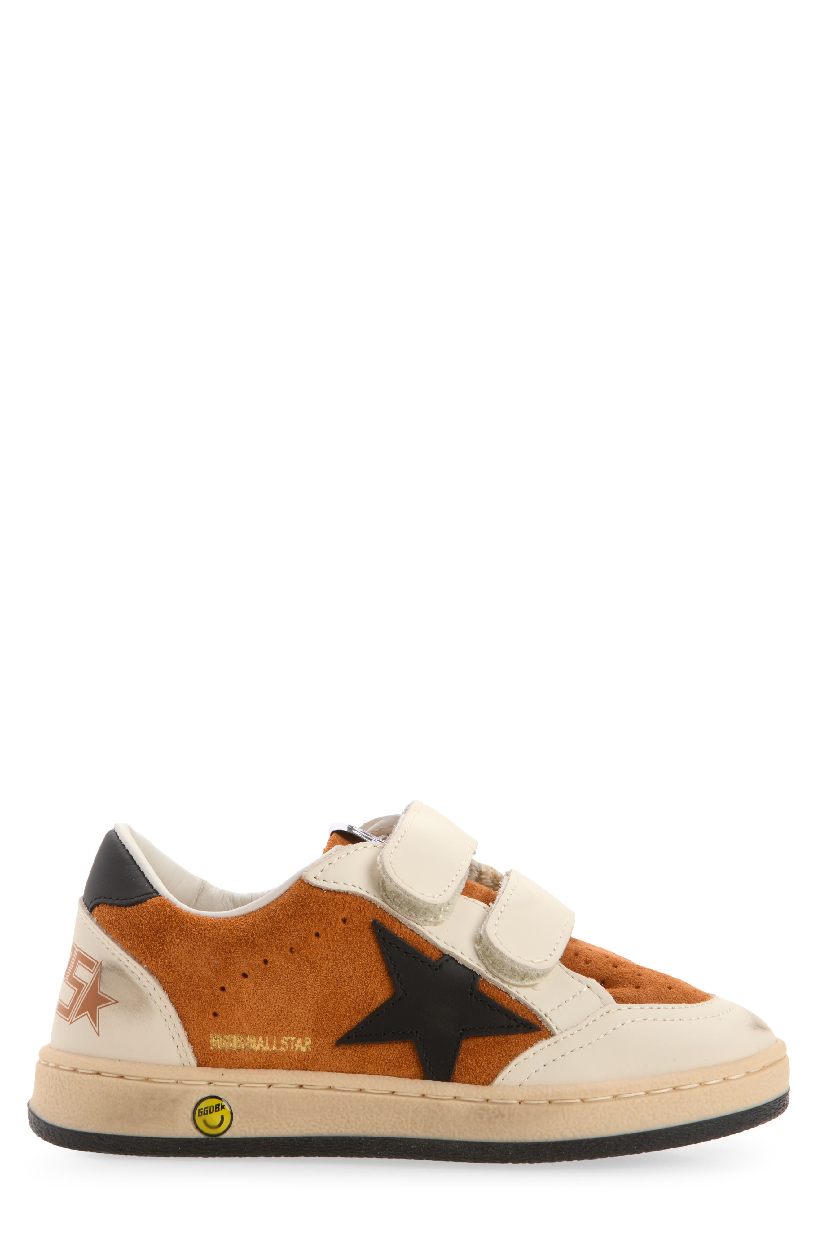 Kids' Ball Star Sneaker, Alternate, color, RUST/ BLACK/ CREAM