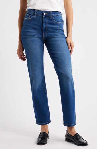 ASE High Waist Straight Leg Jeans