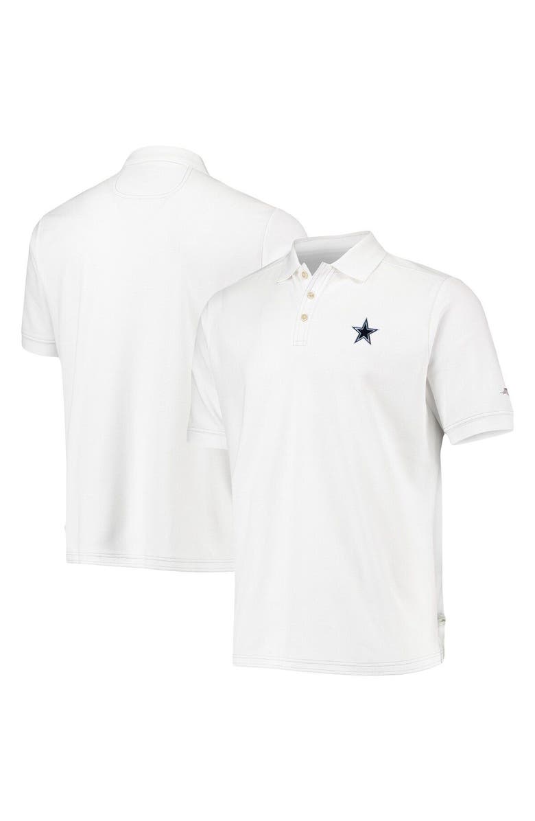 Tommy Bahama Men's Tommy Bahama White Dallas Cowboys Emfielder Polo, Main, color, White