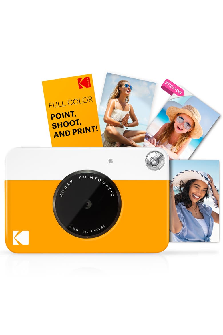 Instant Camera + 75 Photo Sheets, Alternate, color, Yellow