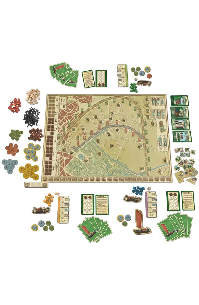 RIO Grande Games ACH Findorff City Strategy Building Game, Alternate, color, Multicolored