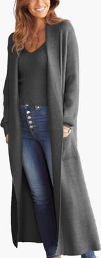 LASCANA Women's Long Knit Cardigan