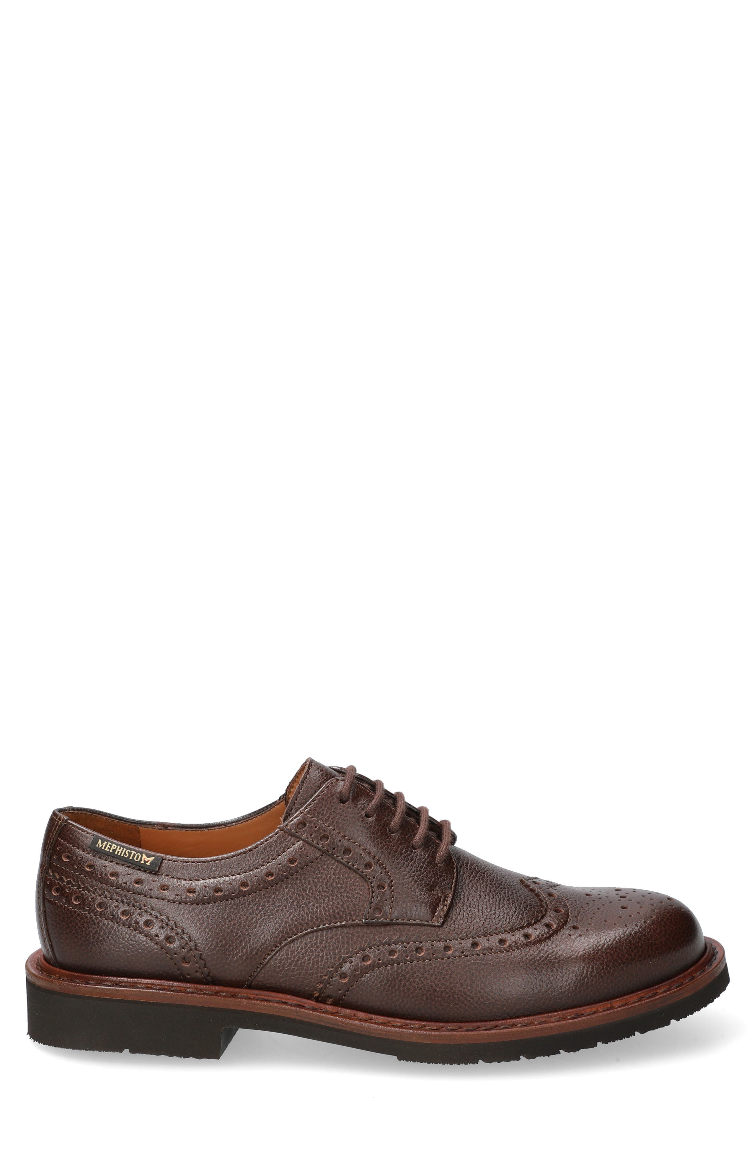 Mephisto Max Wingtip Derby, Alternate, color, Chestnut Gipsi