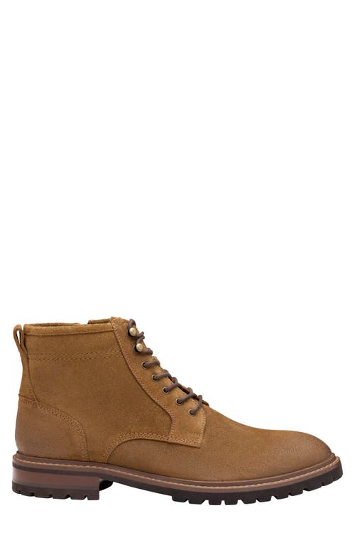 Johnston & Murphy Kelton Plain Toe Boot In Brown
