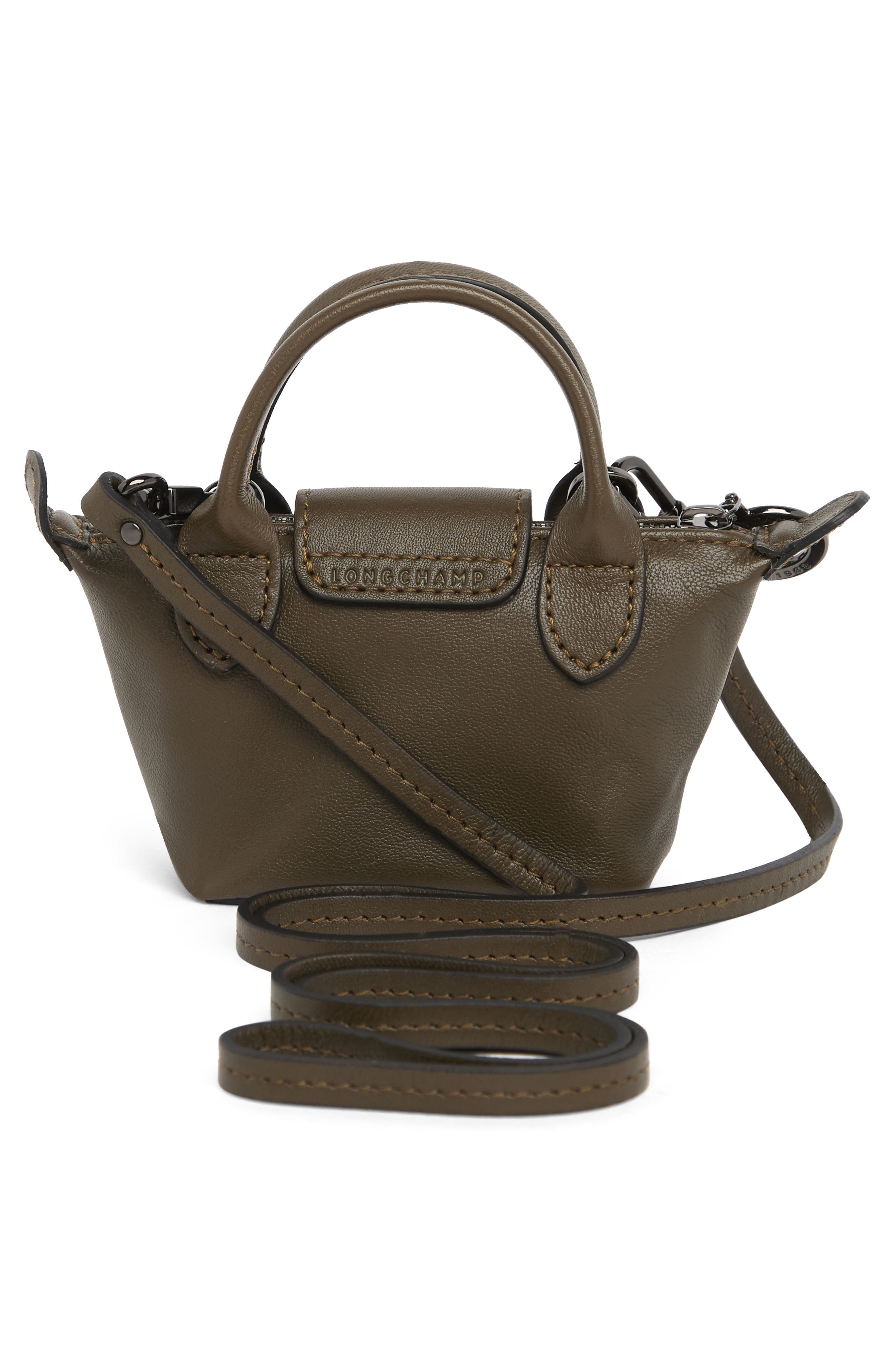 Longchamp Nano Leather Crossbody Bag, Alternate, color, 