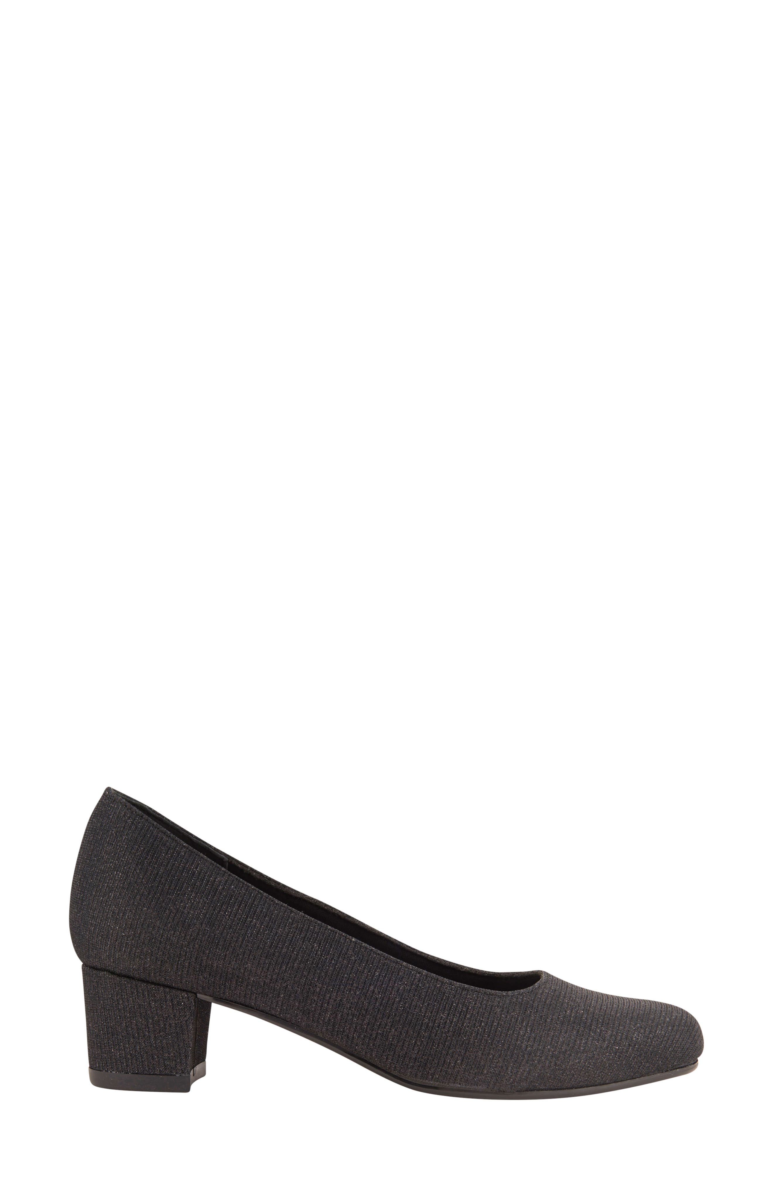David Tate Suave Pump, Alternate, color, Black Fabric