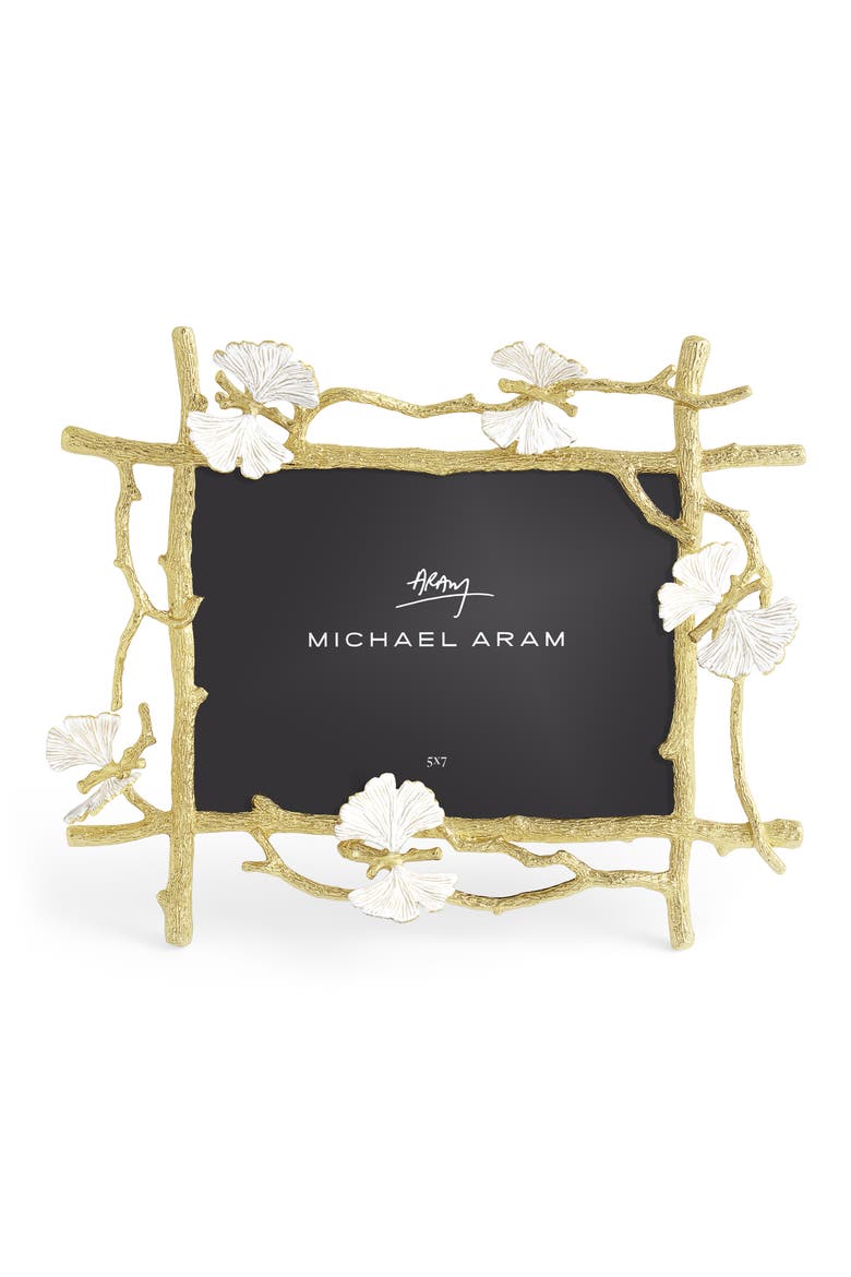 Butterfly Gold 5 x 7-Inch Picture Frame, Main, color, GOLD