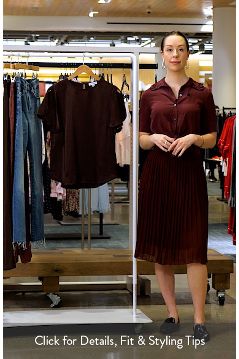 Flutter Sleeve Satin Top video