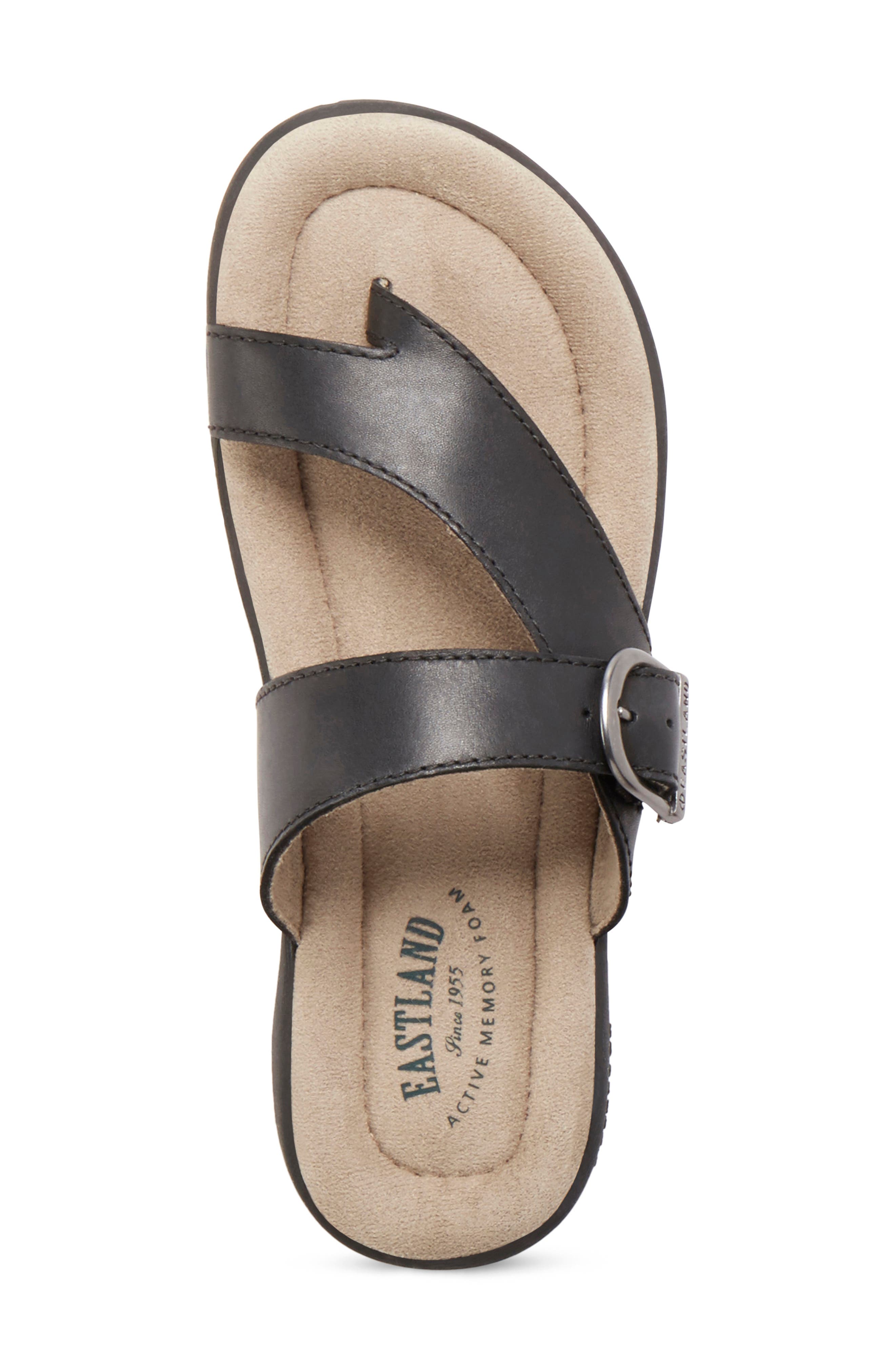 Tahiti II Buckled Sandal - Wide Width Available, Alternate, color, BLACK