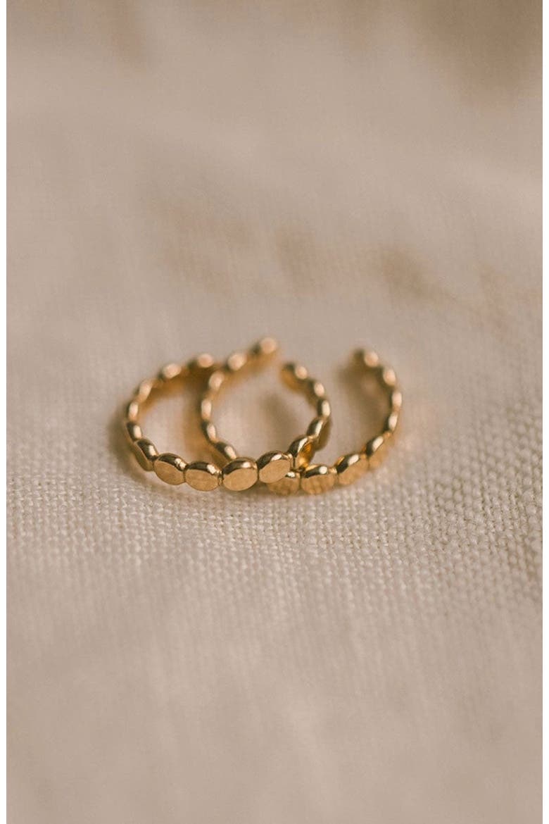 Poppy Ear Cuff - Single, Alternate, color, Gold Filled